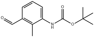 tert-butyl N-(3-forMyl-2-Methylphenyl)carbaMate Structure