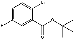 2-溴-5-氟苯甲酸叔丁酯, 1263281-14-6, 结构式