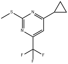 4-cyclopropyl-2-(Methylthio)-6-(trifluoroMethyl)pyriMidine|4-环丙基-2-(甲硫基)-6-(三氟甲基)嘧啶