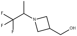 [1-(2,2,2-Trifluoro-1-methyl-ethyl)-azetidin-3-yl]-methanol 结构式