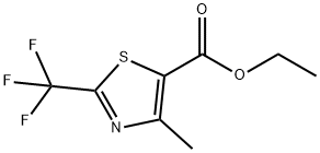 ethyl 4-Methyl-2-(trifluoroMethyl)-1,3-thiazole-5-
carboxylate Structure