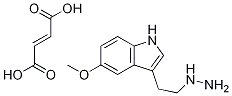 3-(2-HYDRAZINYLETHYL)-5-METHOXY-1H-INDOLE FUMARATE, 1263287-82-6, 结构式