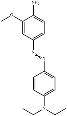 4-((4-AMINO-3-METHOXYPHENYL)-AZO)-N,N-DIETHYLANILINE Structure