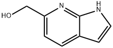 1H-吡咯并[2,3-B]吡啶-6-基甲醇 结构式