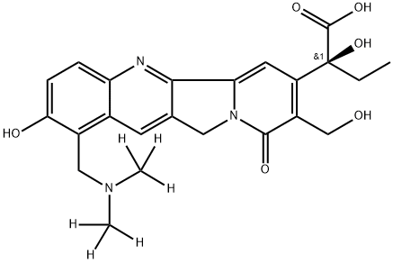 Topotecan-d6 Carboxylic Acid Sodium Salt Structure
