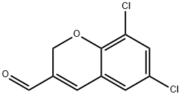 6,8-二氯-2H-色烯-3-甲醛 结构式