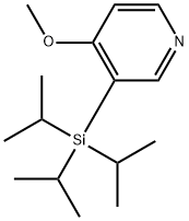 4-甲氧基-3-(三异丙基甲硅烷基)嘧啶, 126378-42-5, 结构式