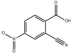2-cyano-4-nitrobenzoic acid Struktur