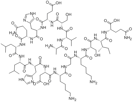 ALA-VAL-SER-GLU-HIS-GLN-LEU-LEU-HIS-ASP-LYS-GLY-LYS-SER-ILE-GLN Structure