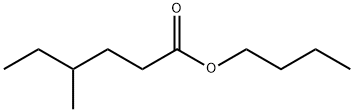 4-METHYL-HEXANOIC ACID BUTYL ESTER Structure