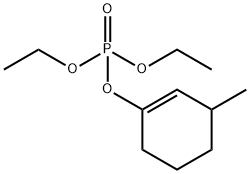 二乙基 3-甲基环己烷-1-磷酸酯, 126424-00-8, 结构式