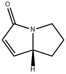 3H-Pyrrolizin-3-one,5,6,7,7a-tetrahydro-,(7aR)-(9CI) Struktur