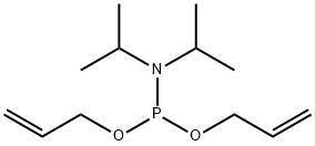 ジアリルN,N-ジイソプロピルホスホロアミダイト 化学構造式