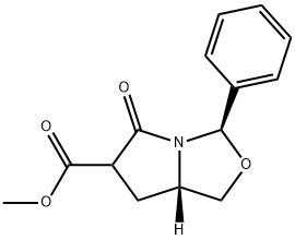 (3R,7aS)-Methyl 5-oxo-3-phenylhexahydropyrrolo[1,2-c]oxazole-6-carboxylate|(3R,7AS)-5-氧代-3-苯基六氢吡咯并[1,2-C]恶唑-6-羧酸甲酯