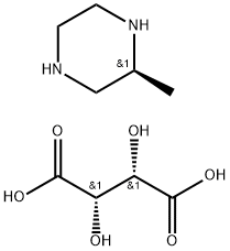 (S)-2-甲基哌嗪酒石酸盐,126458-15-9,结构式