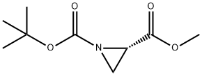 (S)-tert-butyl methyl aziridine-1,2-dicarboxylate Structure