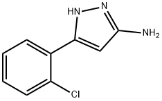 3-氨基-5-(2-氯苯基)吡唑 结构式