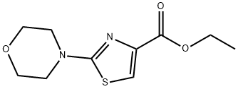 ethyl 2-morpholino-1,3-thiazole-4-carboxylate, 126533-95-7, 结构式