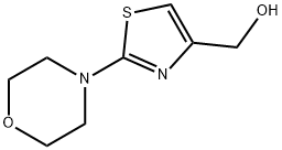 (2-Morpholino-1,3-thiazol-4-yl)methanol, 126533-96-8, 结构式