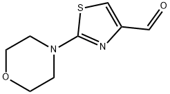 2-吗啉基噻唑-4-甲醛, 126533-97-9, 结构式