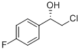 (S)-2-CHLORO-1-(4-FLUOROPHENYL)ETHANOL 化学構造式