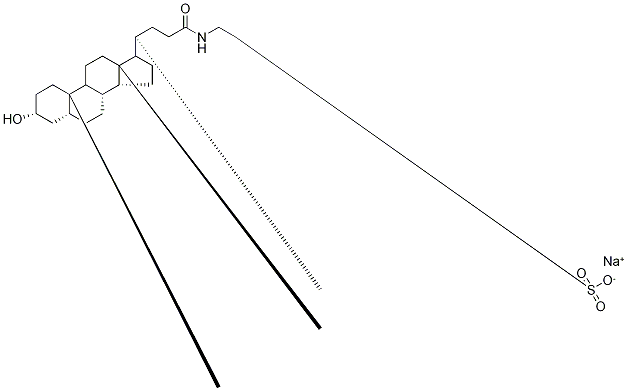 Taurolithocholic Acid-d5 Sodium Salt, 1265476-97-8, 结构式