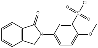 2-METHOXY-5-(N-PHTHALIMIDINYL)BENZENESULFONYL CHLORIDE 结构式