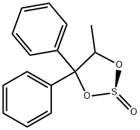 (2R,5S)-5-Methyl-4,4-diphenyl-1,3,2-dioxathiolane Structure