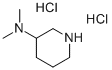 N,N-DIMETHYLPIPERIDIN-3-AMINE DIHYDROCHLORIDE Structure