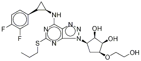 チカグレロール-D7 化学構造式
