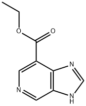 3H-IMidazo[4,5-c]pyridine-7-carboxylic acid, ethyl ester Struktur