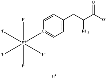 4-(Pentafluorosulfur)-DL-phenylalanine Struktur