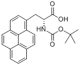 丁氧羰基-3-(1-芘基)-D-丙氨酸,126613-96-5,结构式