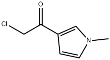 Ethanone, 2-chloro-1-(1-methyl-1H-pyrrol-3-yl)- (9CI) Structure