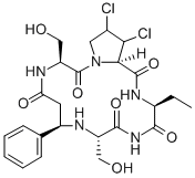 chloropeptide, 12663-46-6, 结构式