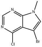 5-溴-4-氯-7-甲基吡咯并嘧啶, 1266343-30-9, 结构式