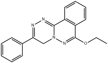 4H-(1,2,4)Triazino(3,4-a)phthalazine, 7-ethoxy-3-phenyl- Structure