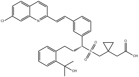 Montelukast Sulfone Structure