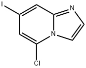 5-クロロ-7-ヨードイミダゾ[1,2-A]ピリジン 化学構造式