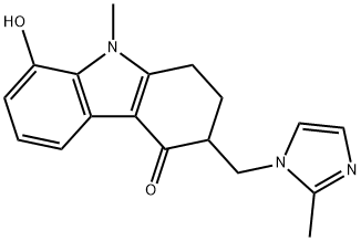 8-羟基昂丹司琼, 126671-71-4, 结构式