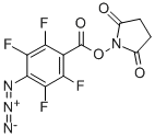 N -琥珀酰亚胺4 -叠氮- 2,3,5,6-四氟苯甲酸,126695-58-7,结构式