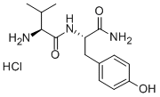 H-VAL-TYR-NH2 HCL Struktur