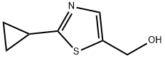 (2-cyclopropylthiazol-5-yl)Methanol Struktur