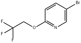 5-ブロモ-2-(2,2,2-トリフルオロエトキシ)ピリジン 化学構造式