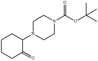 tert-Butyl 4-(2-oxocyclohexyl)piperazine-1-carboxylate Structure