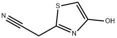 2-Thiazoleacetonitrile,  4-hydroxy- Structure