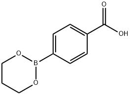 2-(4-CARBOXYPHENYL)-1,3,2-DIOXABORINANE Struktur