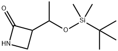 3-[1-[[tert-Butyldimethylsilyl]oxy]ethyl]azetidin-2-one Structure