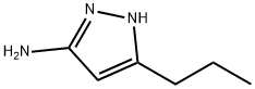 5-プロピル-1H-ピラゾール-3-アミン 化学構造式