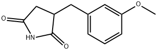3-(3-甲氧基苄基)吡咯烷-2,5-二酮, 1267618-58-5, 结构式